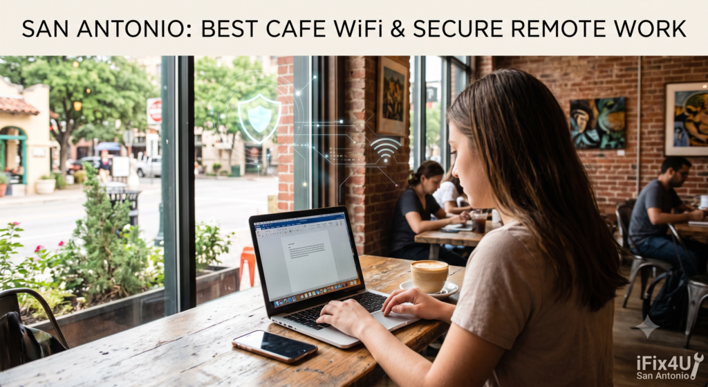 best cafe with free wifi in San Antonio Tx.